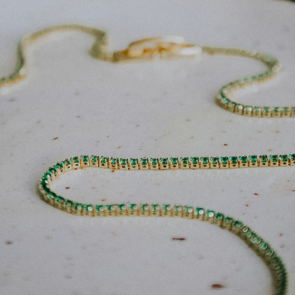 Collar Tennis Emerald